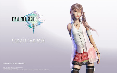 Cute Girl - girl, final fantasy xiii, beautiful, wallpaper, cute