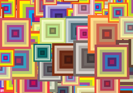 A SQUARE WITH IN A SQUARE - shapes, colored, wallpaper, squares