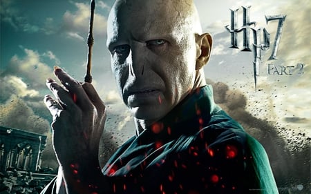 Voldemort - hp7, deathly hallows, harry potter, it all ends, part 2, hogwarts