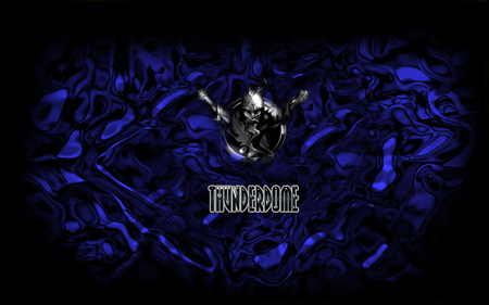 Thunderdome - thunderdome, gabber, abstract blue, hardcore, hakke