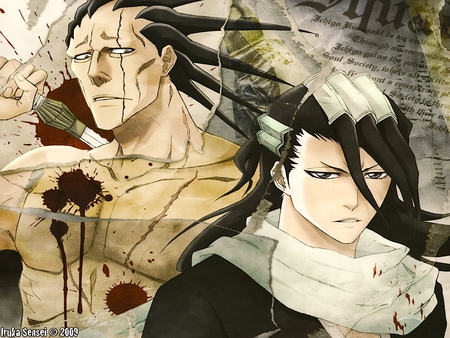 capitaine - kenpachi, capitaine, zaraki, bleach, kuchiki