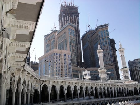 makkah - mecca, makkah, clock, haram, islam