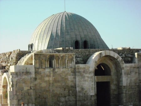 old dome - ruins, islamic, amman, jordan, roman, history