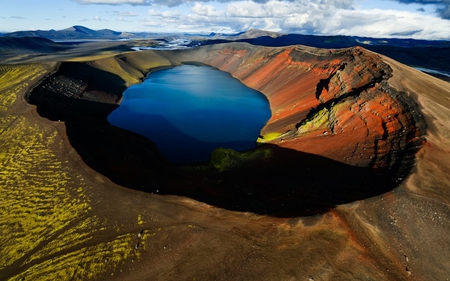 Lake in Mountain - lake, picture, mountain, beautiful