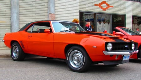 1969 Chevrolet Camaro - hugger orange, muscle car, classic, 1969, chevy, camaro, gm