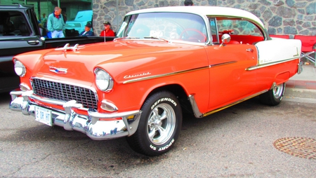 1955 Chevrolet Bel Air hardtop - hardtop, chevy, bel air, classic, gm, 1955