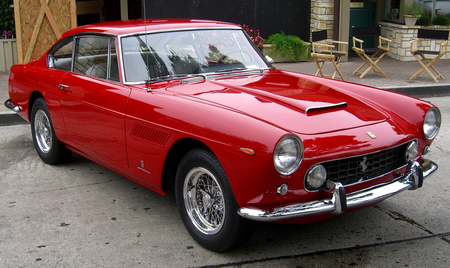 Ferrari 250 GTE - gte, car, red, classic, 250, automobile, antique, ferrari