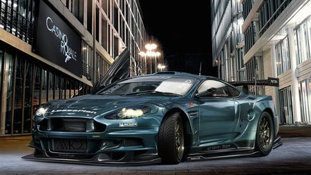 Aston Martin DBSK9 Tuned - tuned, dbsk9, car, green, aston martin