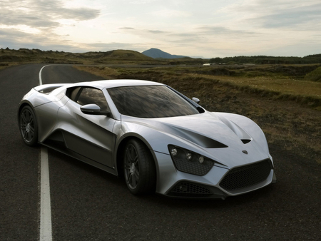 zenvo - road, st1, wallpaper, super car, zenvo