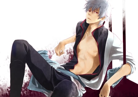 Gintoki - guy, anime, gintoki, hot