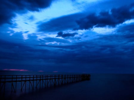 light blue sky - sky, clouds, light, beach, nature, blue