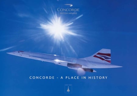 Concorde British Airways Tribute - airplane, aircraft, airliner, concorde