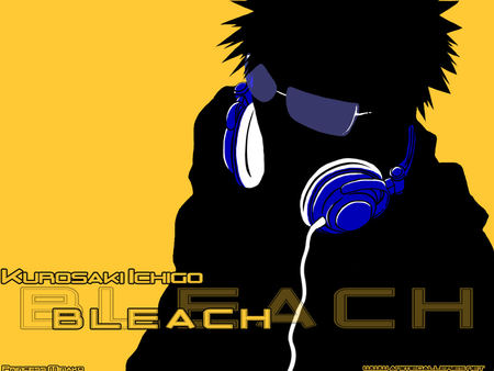 bleach - ichigo, casque, bleach, intro