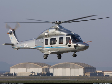 EUROCOPTER - aircraft, helicopter, fly, gray