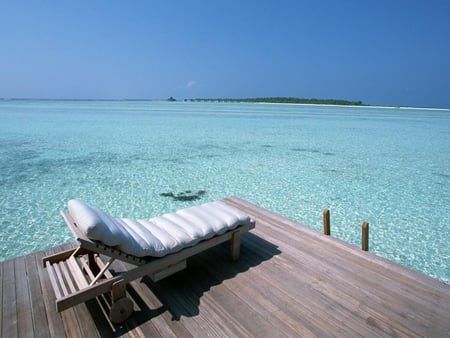 Madives-Islands-Hotel - sky, clear, island, beach, nature, chair