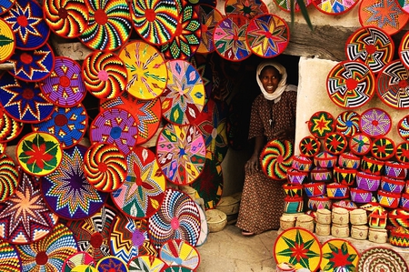 Cheerful colors - woman, colors, handmade, beautiful