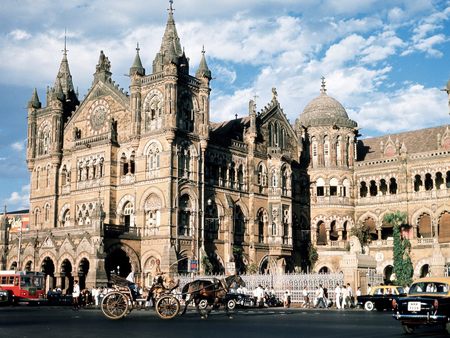 Victoria Terminus Bombay India - bombay, india, plaza