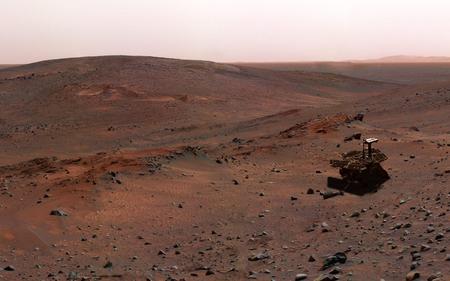 Mars Exploration (WDS) - mars, movement, mars explorer, rover, mars exploration, exploration, widescreen, machines, wds, orange