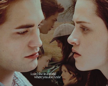 Edward and Bella - kristen stewart, robert pattinson, bella swan, breaking dawn, edward, eclipse, cullen, bella, twilight, new moon