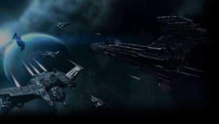 EVE Online Ship Group - spacecraft, spaceships, eve online, planet