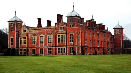 BLICKLING HALL - wonderful, hall, grass, architecture, sky