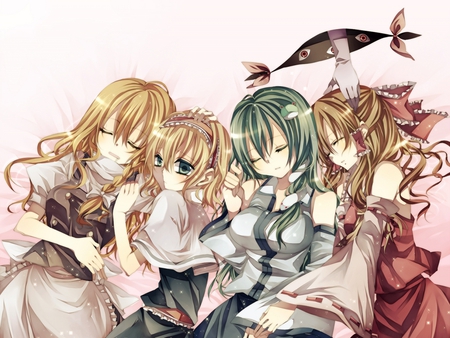 Anime Sleeping - beautiful girls, dresses, cute anime, anime, anime sleeping