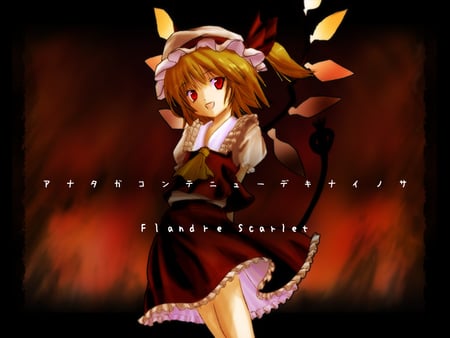 Flandre Scarlet - touhou, girl, game, falndre, saccubus