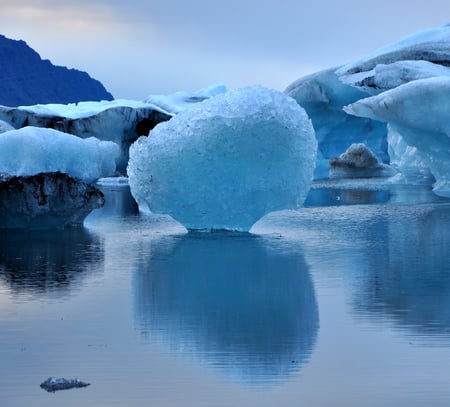 Ice,floating - ice, lake, delicate, photography, water, abstract, reflection, floating, beautiful, blue