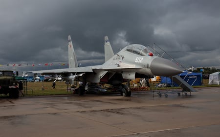 SU-30 - aircraft, jet, multirole, military, russian