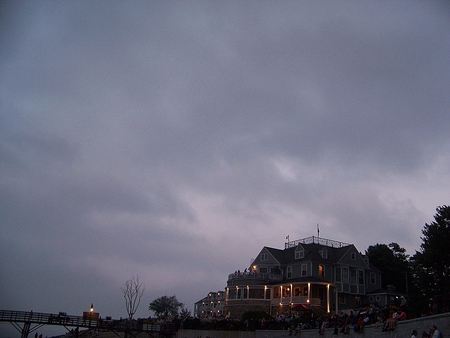 july 4th night bar harbor, maine - maine, sky, bar harbor, bar harbor inn