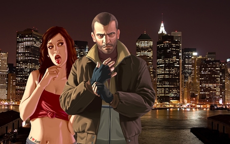 GTA - 720p, nice, gun, female, boom, cool, game, man, dekstop, 2011, male, cars, wallpaper, wow, hd, 3d, beautiful