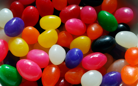 JellyBeans - colorful, jellybeans, sweet, candy, yum