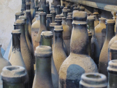 Old bottles - dust, bottle, old, sherry, glass, bottles