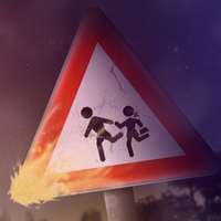 Burning Sign