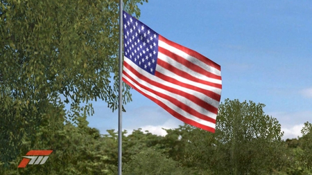 Forza 3 USA Flag - usa, forza 3, america, united states, flag