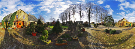 happy weekend DN - homes, trees, houses, sky