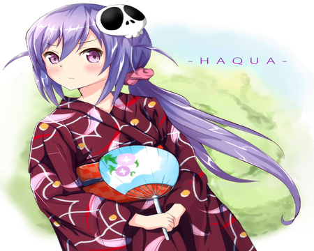 Cute Hakua - beauty, kimi sekai, anime, tv show, haua