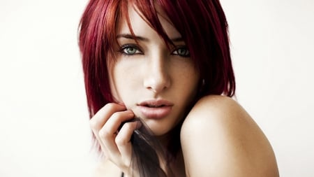 The Outstanding Beauty - red, outstanding, beauty, nice, sexy, hair, girl