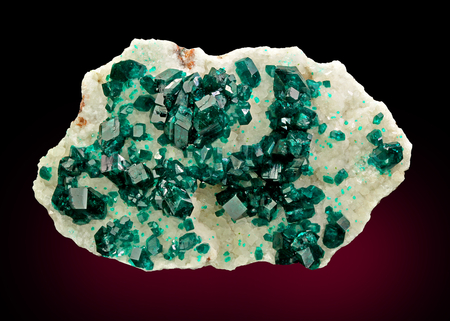 Dioptase - mineral, green, rock, dioptase, crystal