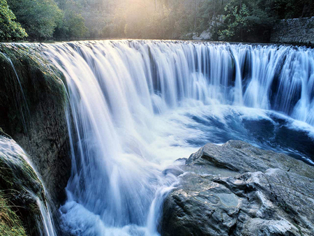 Horseshoe Waterfalls F - water, river, photo, photography, nature, falls