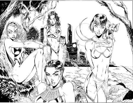 Wildstorm Swimsuit Cover - rainmaker, fairchild, threshold, freefall