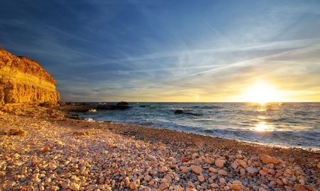 Beach - nice, beauty, sky, sunshine, beach, photography, sun, water, sunset, rocks, amazing, pretty, cool, holiday, marine, ocean, landscape, lovely, exotic, waves, nature, beautiful, stones, sunrise, sea