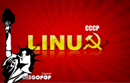 Linux Wallpaper CCCP Rock DIEGOPOP - desktop, screenshot, rock, wallpaper, diegopop, russia, moscow, cccp, linux