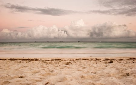 sand and sea - nature, ocean, beach, summer, sand, sea, waves