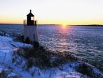 winter lighthouse