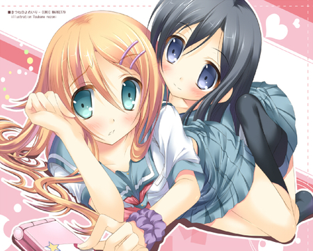 Kirino & Ayase - ore no imouto, anime, beauty, ayase, tv show