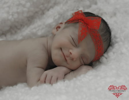 Born To Be Happy - cute, baby, lovely, red