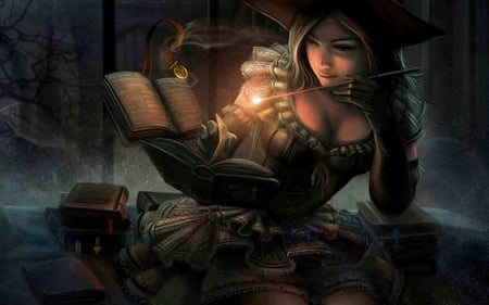 Fantasy Girl - witch, fantasy girl, image, hot