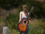 Girl with a guitar