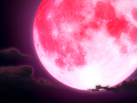 Red Moon - cdies irae, game, landsapce, ookami, wall